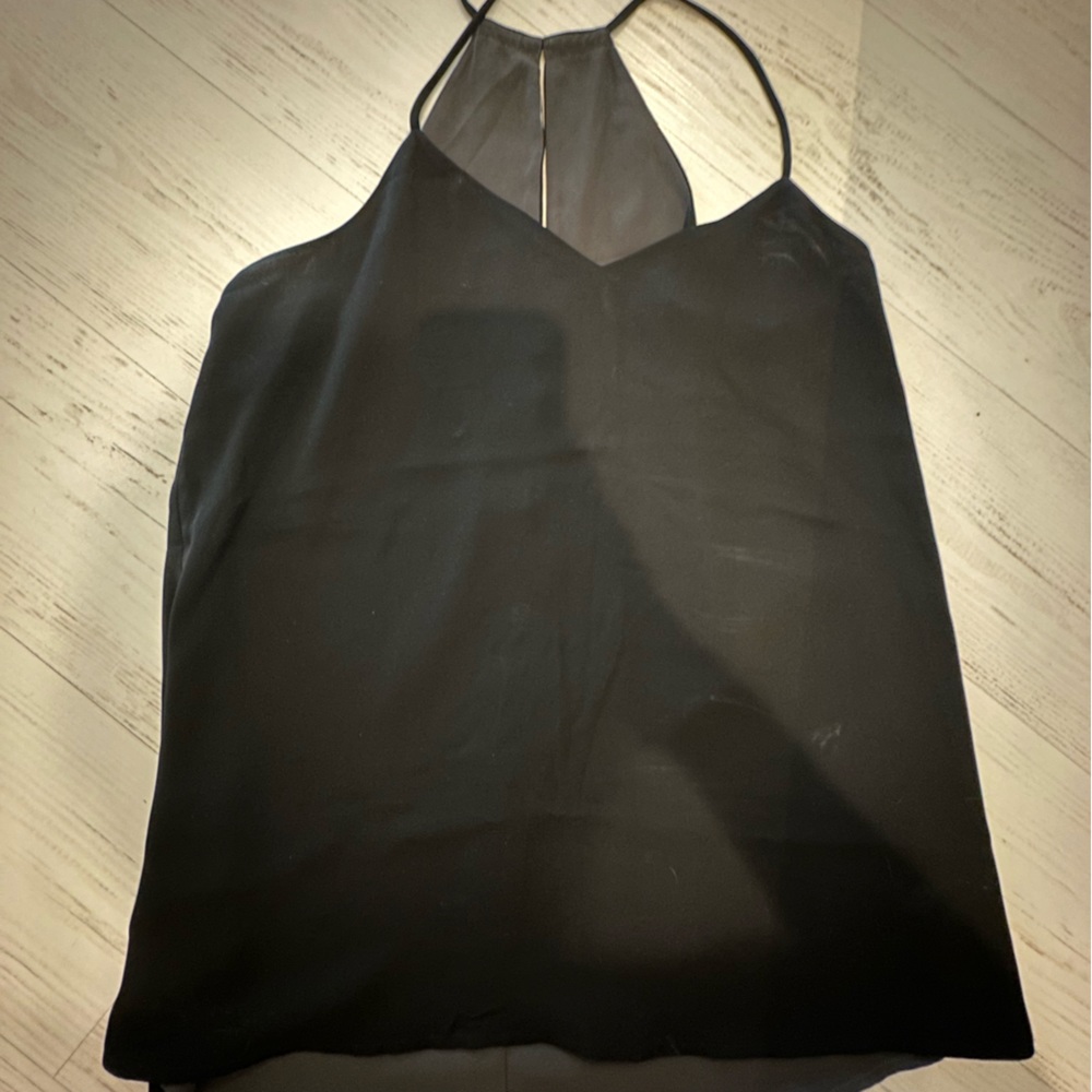 Express reversible silk tank grey or black